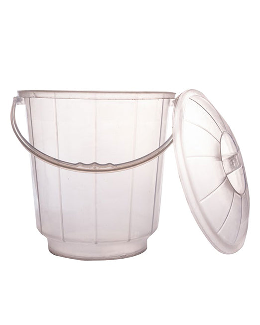 20L BUCKET W/Lid Clear