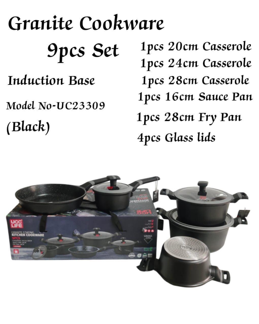 UC 23309 9Pc Cookware