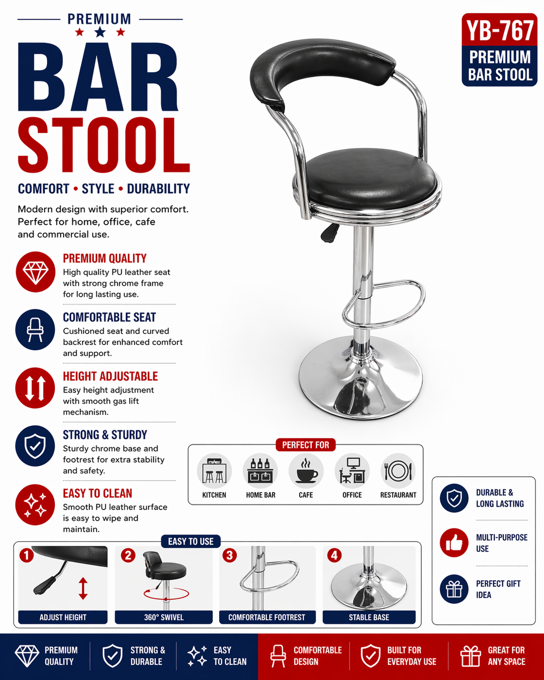 YB-767 Barstool