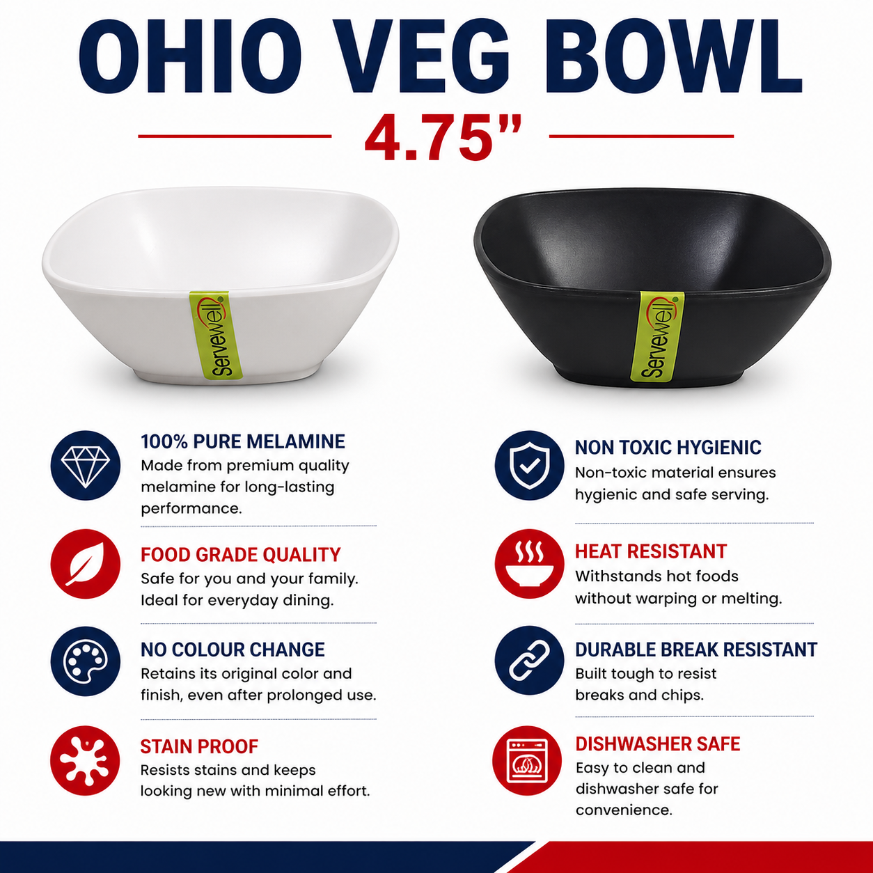 S-2577 OHIO VEG BOWL 4.75"