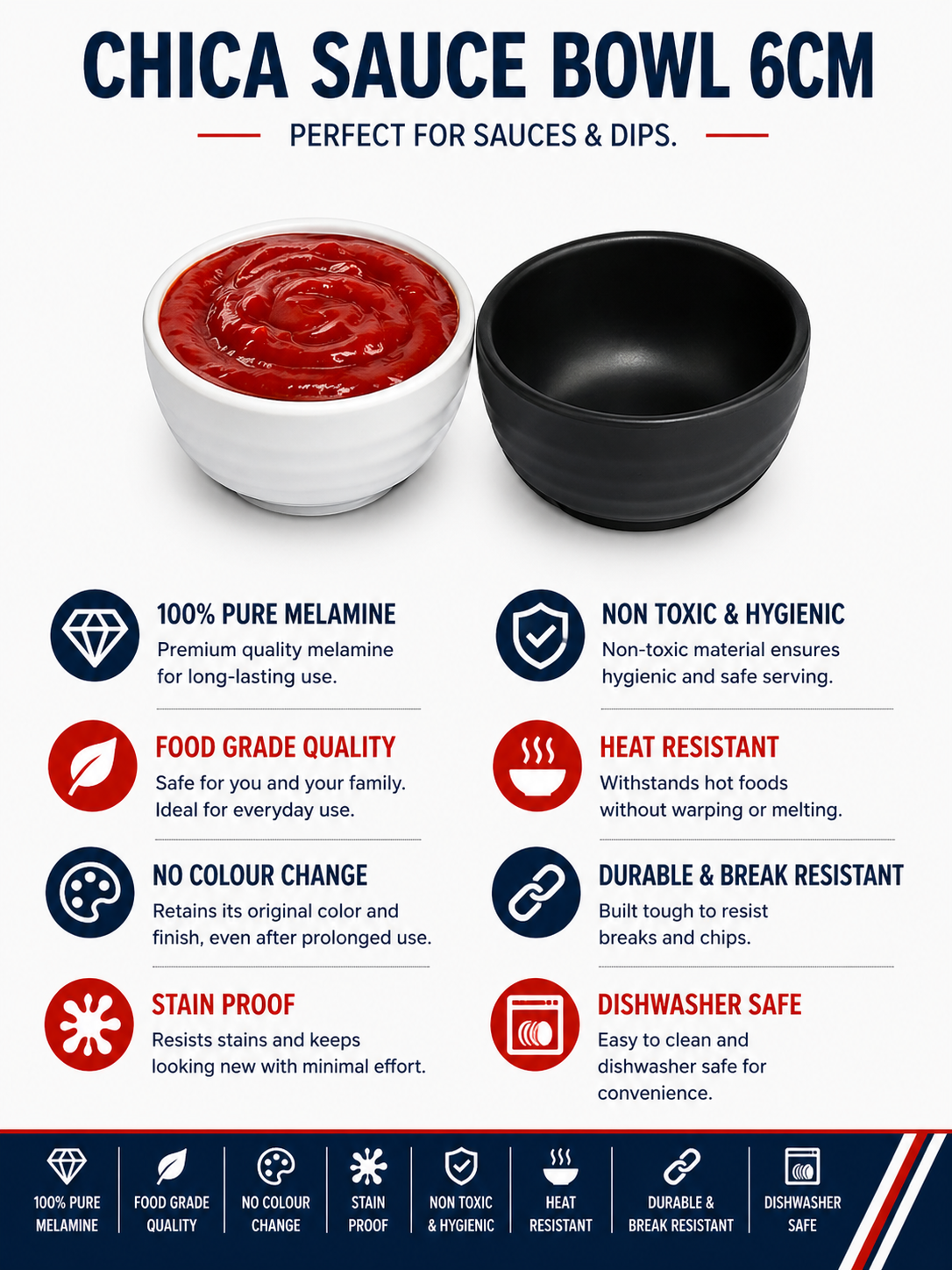S-2751 - CHICA SAUCE BOWL 6CM