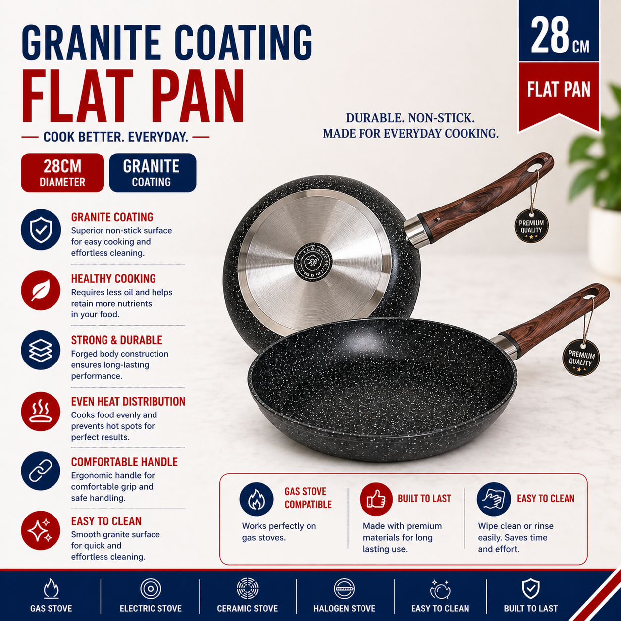 Flat Pan 28cm