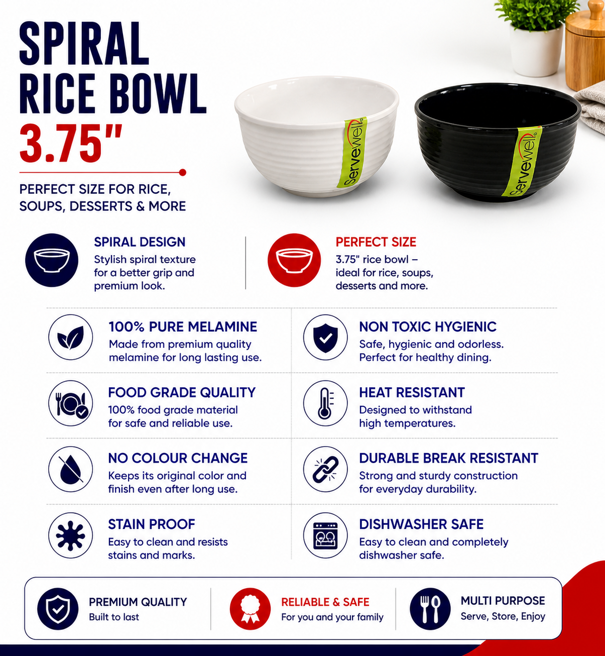 SPIRAL RICE BOWL
