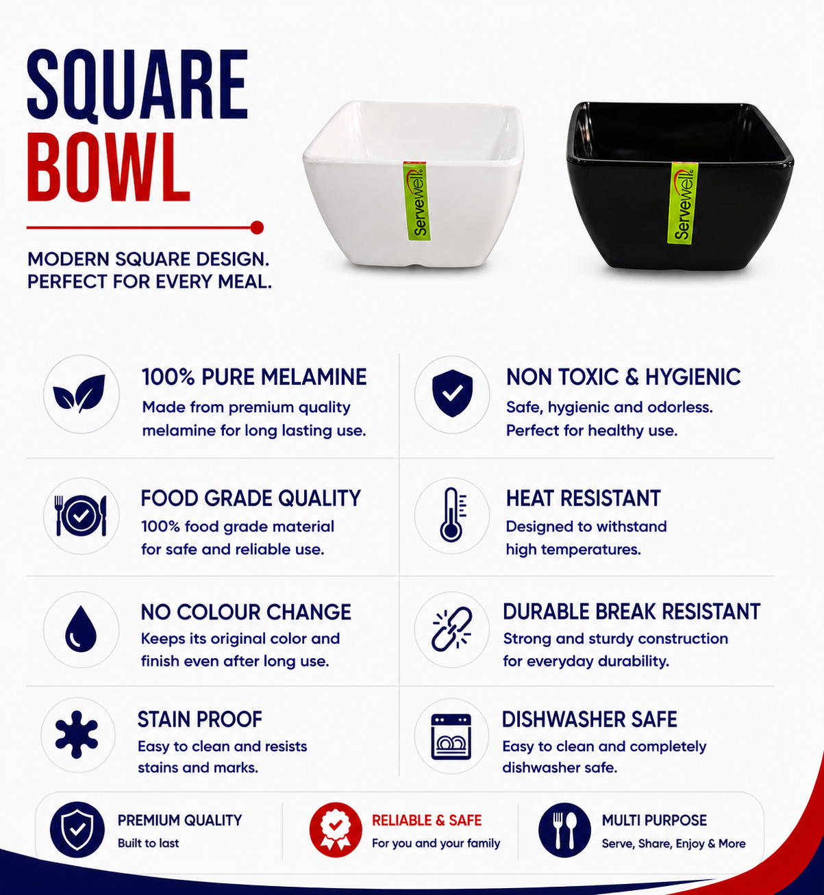 SQUARE BOWL