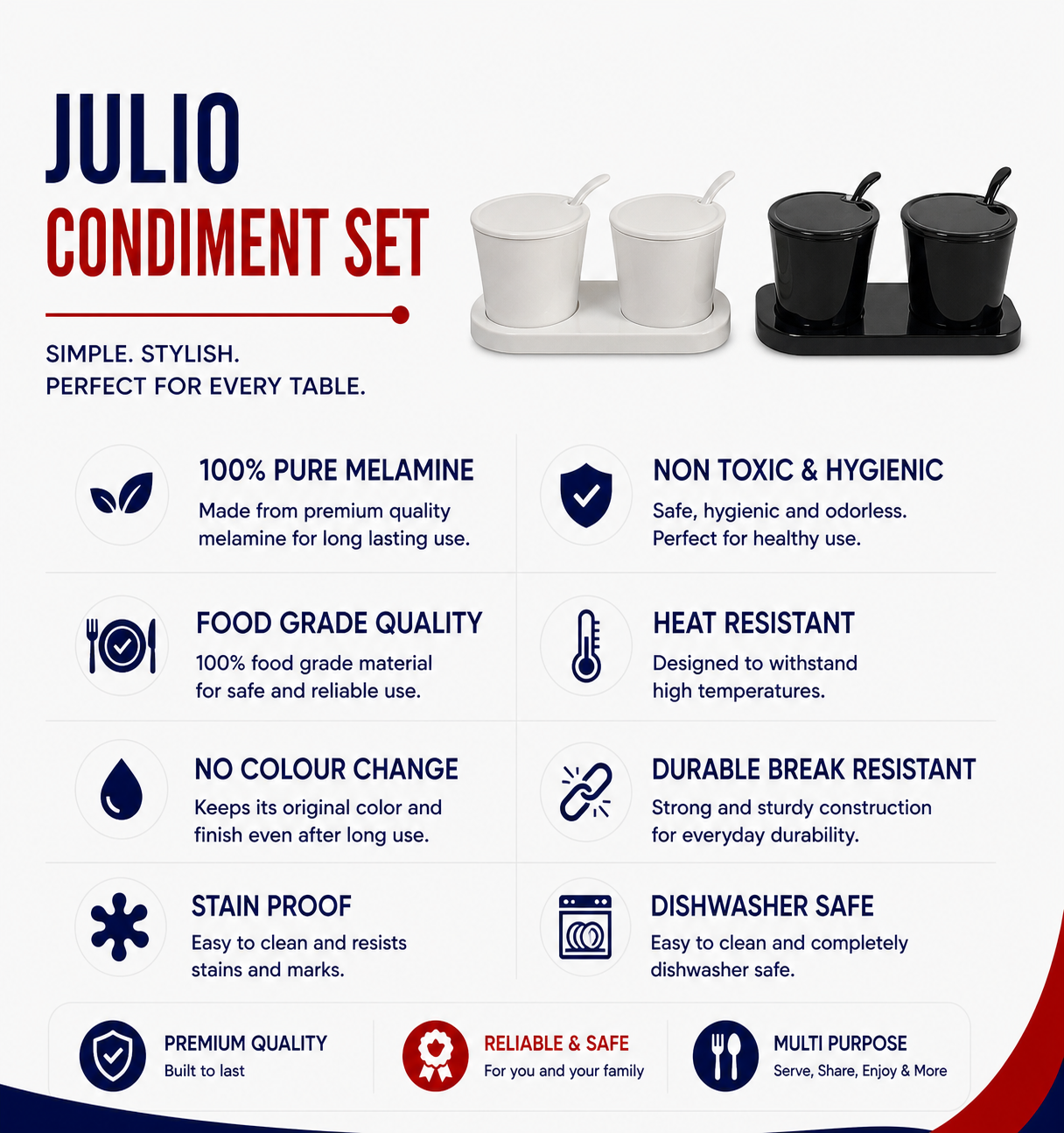 JULIO CONDIMENT 2PC SET