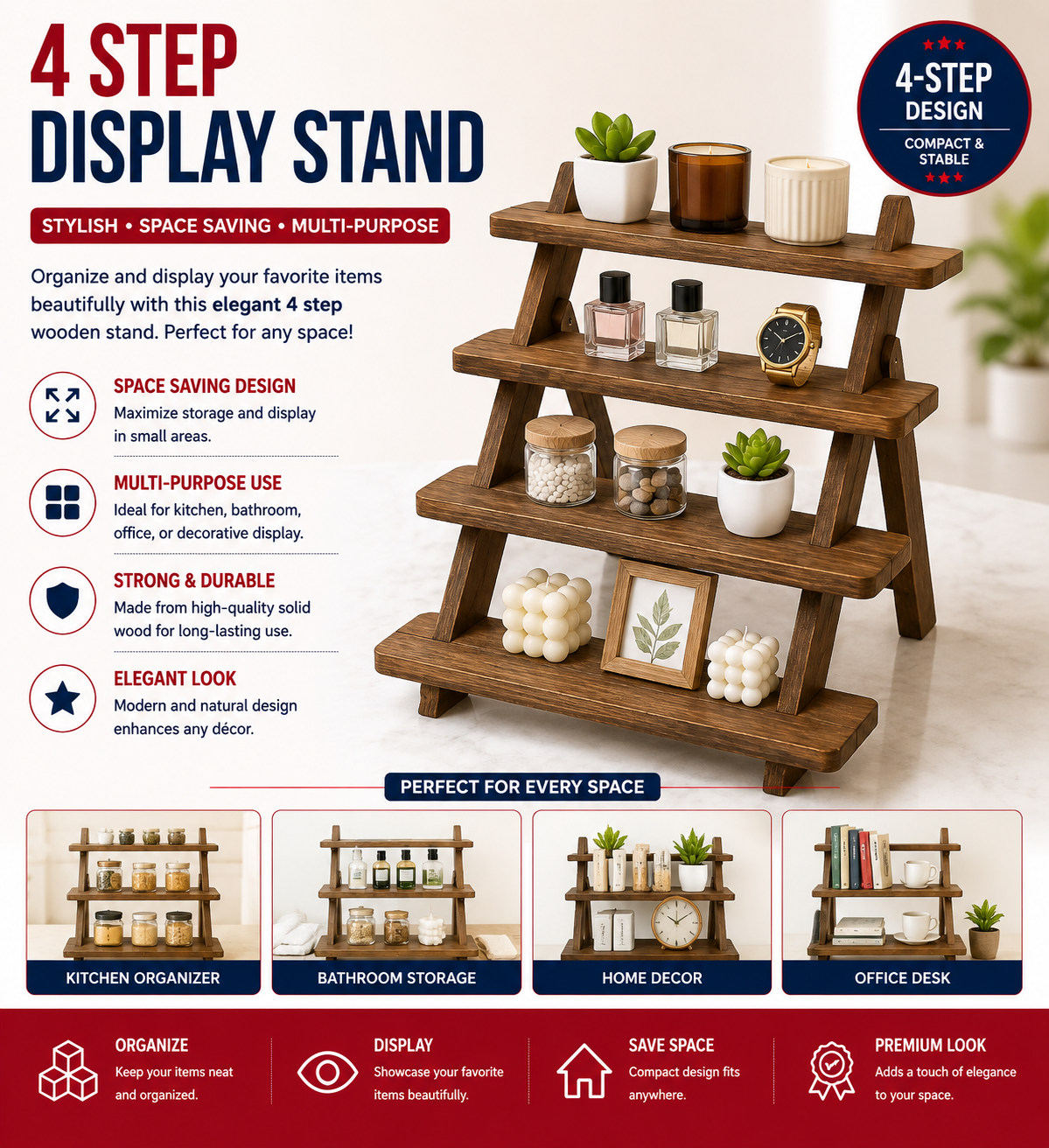 Wooden Display Stand
