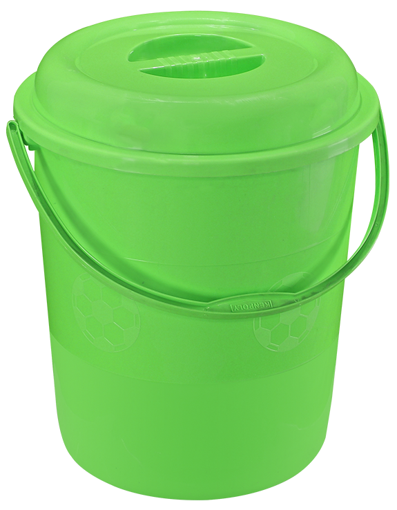 FOOTBALL BUCKET WITH LID