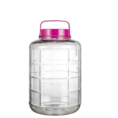 BA Glass Jar 5L Screw Purple Lid