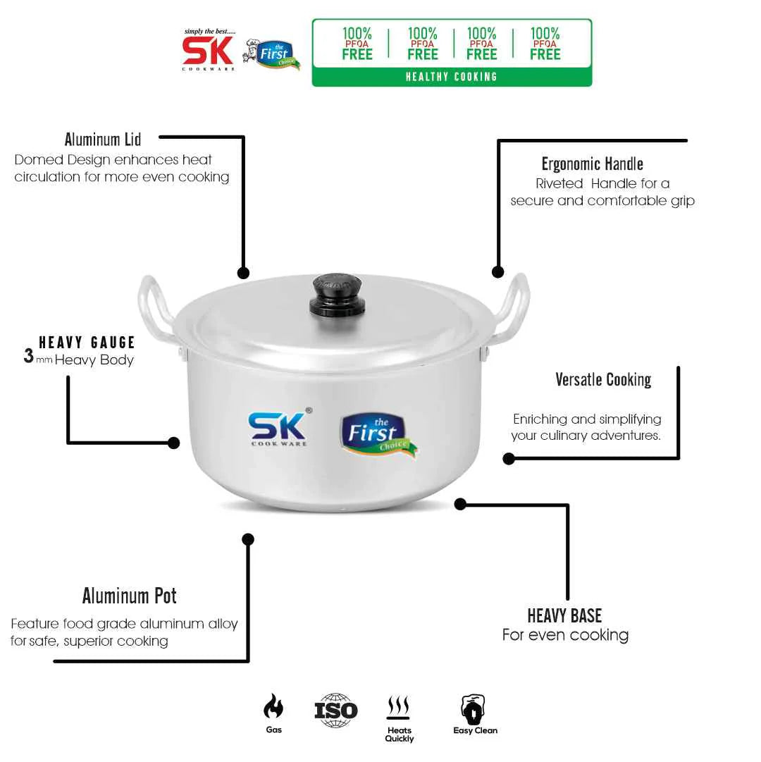 SK Anodized Pot 1 W/H (19cm)
