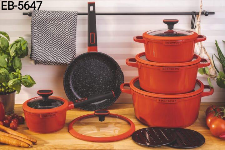 EB-5647 12PC RED SET EDENBERG