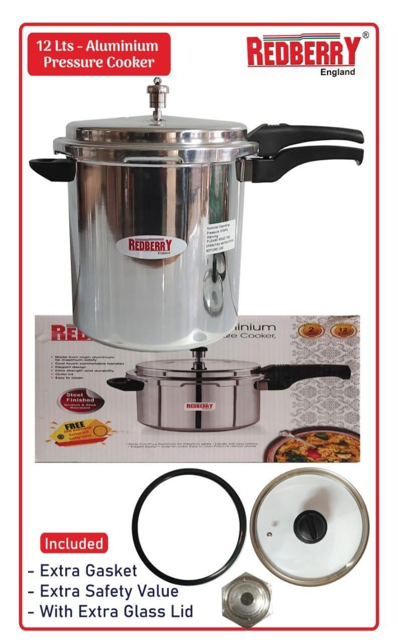 PRESSURE COOKER 12LT REDBERRY