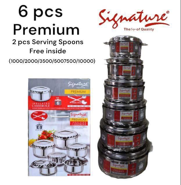 6Pc Premium HOTPOT HEAVY INSULATED