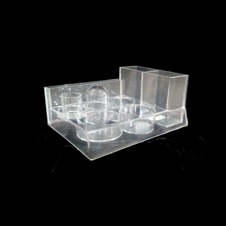 8102Acr. 7Pc Cruet Holder