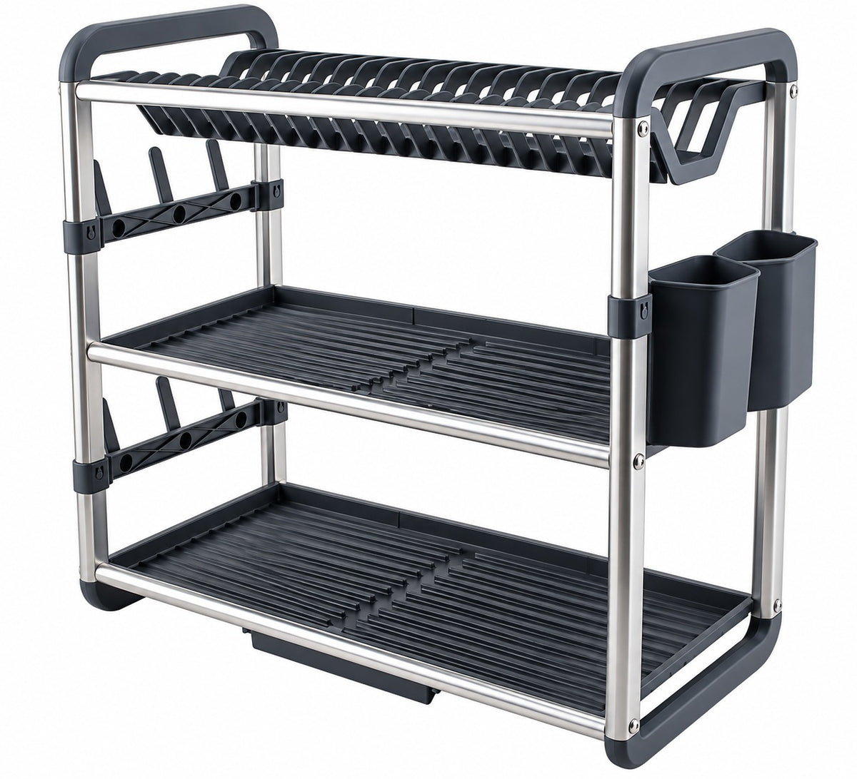 3 Layer Rust Free Aluminum Draining Rack