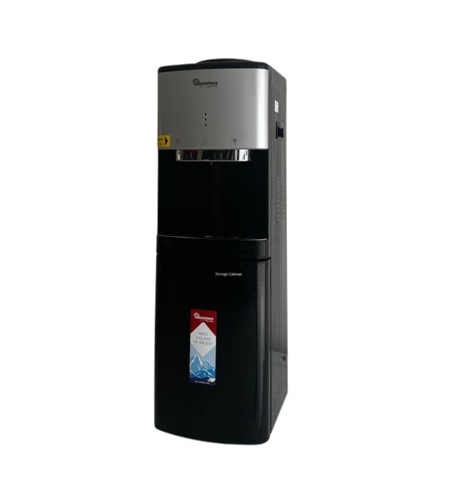 Ramtons Hot/Normal/Cold Dispenser Black Silver+Cabinet