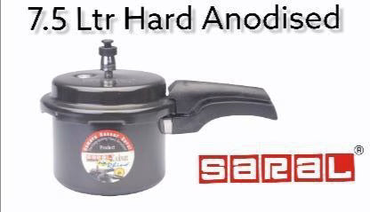 Anodized 7.5L Pressure Cooker Saral