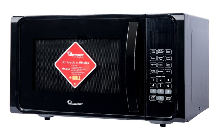 Ramtons 23Lts Microwave + Grill Black