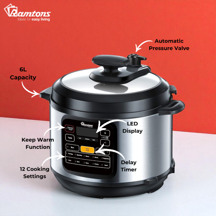Ramtons Electric Pressure Cooker
