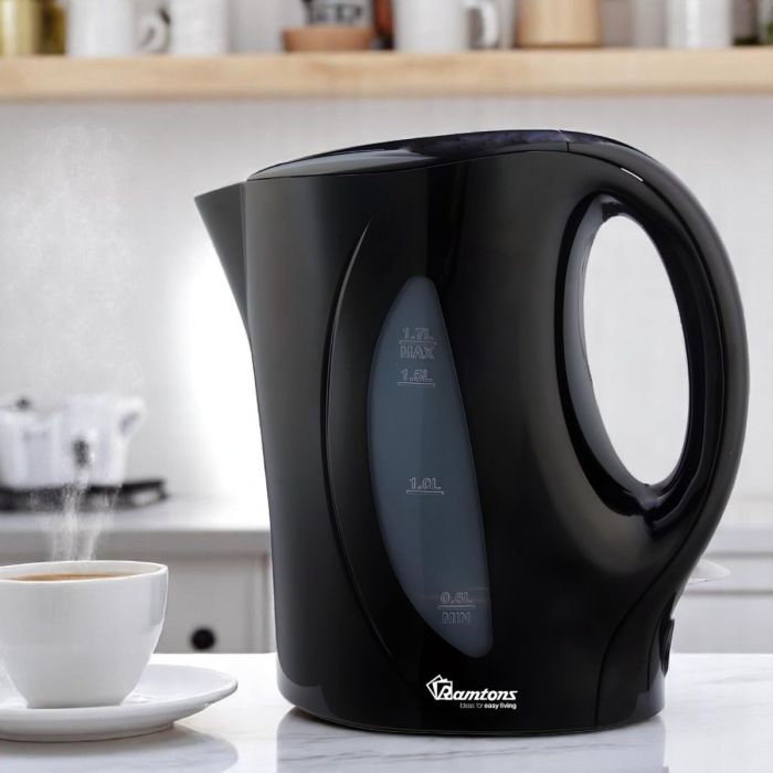 Ramtons Corded Kettle 1.7Lts Black