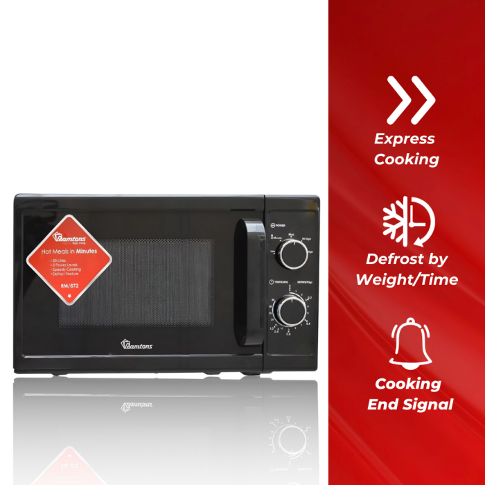 Ramtons 20Lt Microwave Manual Black