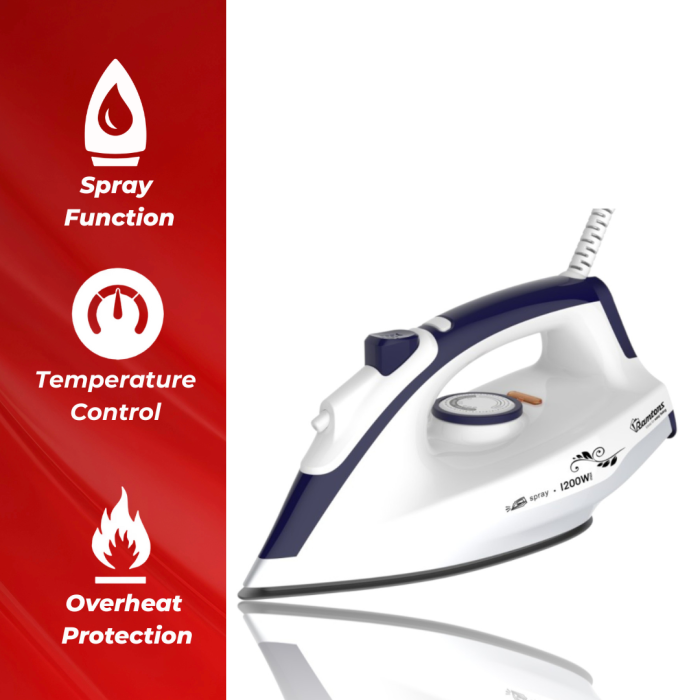 Ramtons Dry Iron with Spray 1200W