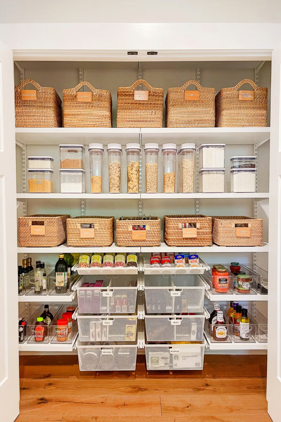 Pantry organizers and storage