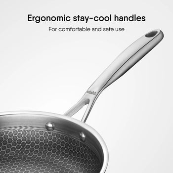 3.3L Triply Artisan DeepFryPan / WOK+Lid 26cm