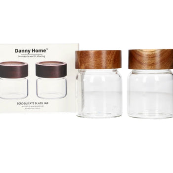 340ml storage jar 2pcs/box Unit:pcs 6.5*6.5*9cm