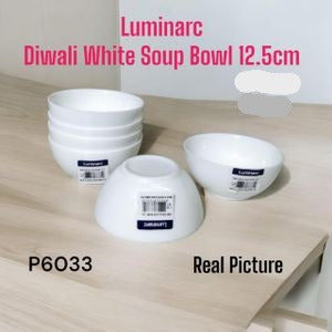 [P6033] Diwali White Bowl 12cm