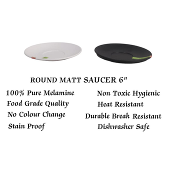 ROUND MATT SAUCER