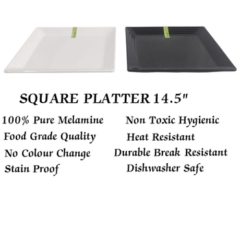 H-2224 SQUARE PLATTER 14.5"