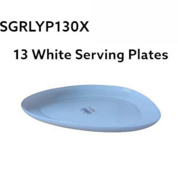 13" White Side Plate SGRLP13