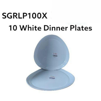 10" White Side Plate SGRLP10