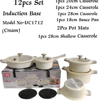 U1713 12Pc Cookware
