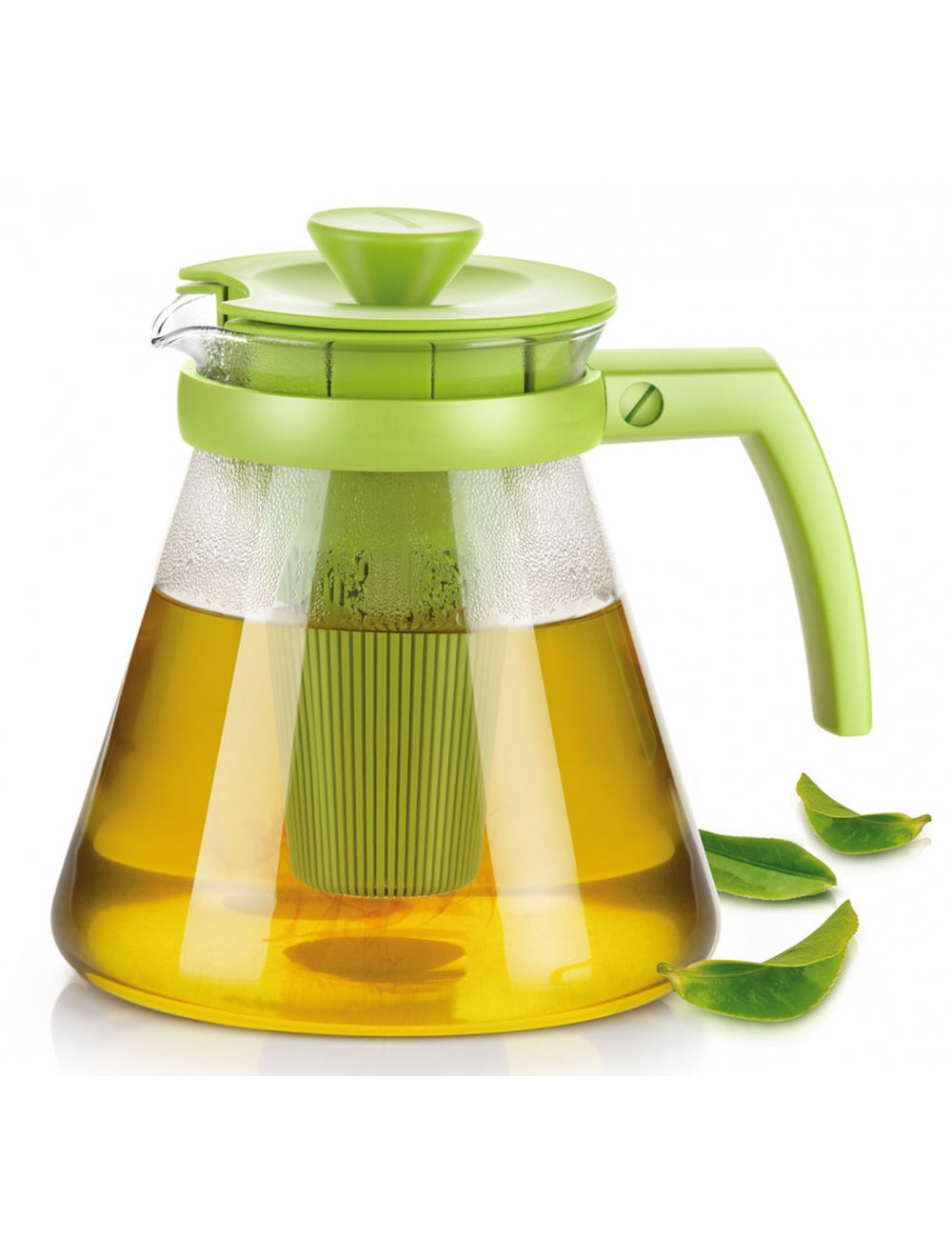 [TES0350] Tesc. Tea / Coffee Maker 1.7L W/Infuser Green