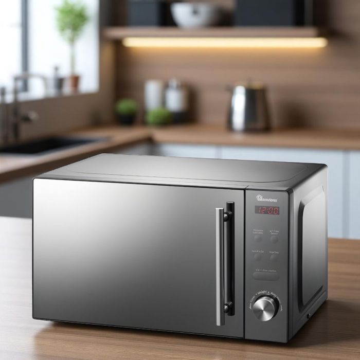 Ramtons 20Lt Digital Microwave Silver Glass