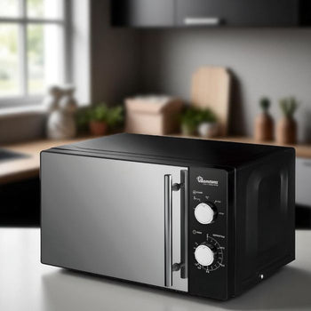 Ramtons 20Lt Manual Microwave Black Glass
