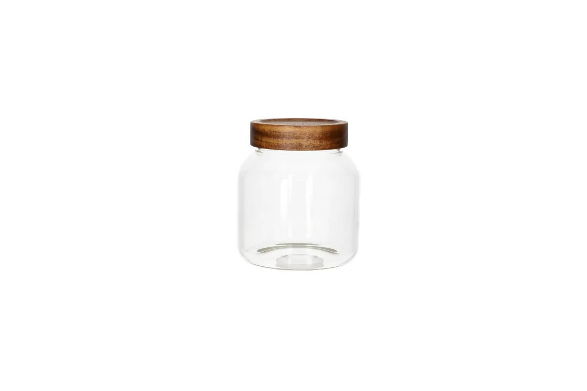 1300ml storage jar 13*13*14cm  glass