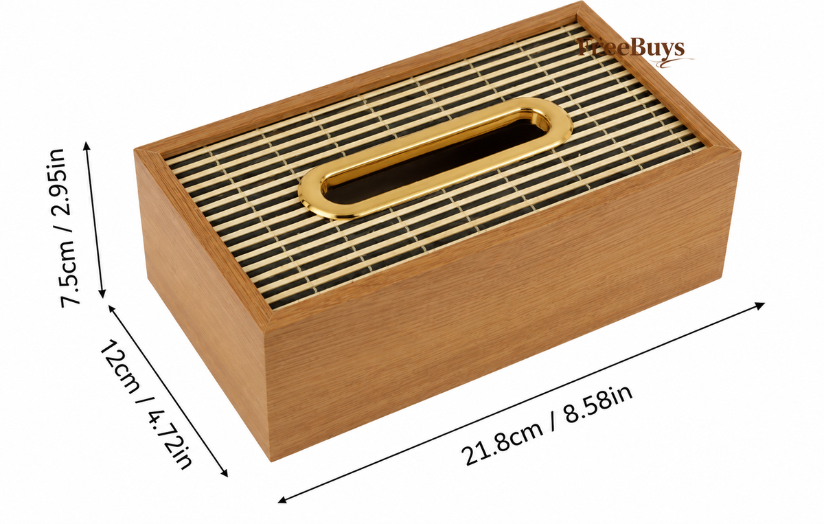 Bamboo Tissue Box