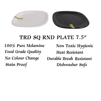 Square Round Plate