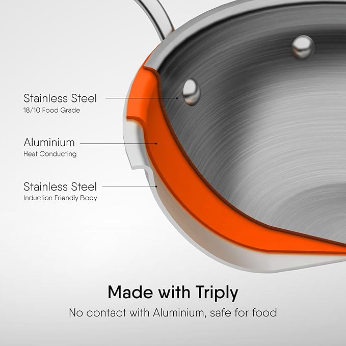 2L Artisan Hybrid Wok + Lid 22cm
