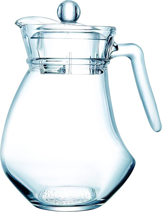 [N1627] Wavy Jug 1L3+Lid