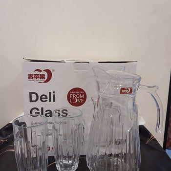Glass 7-piece water set