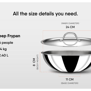 26cm Artisan Deep Fry Pan