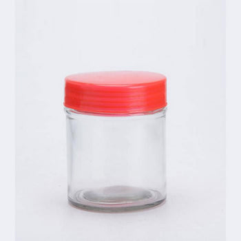 RED PLASTIC CAP JAR 870ML