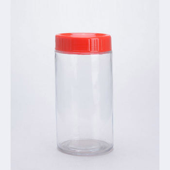 RED PLASTIC CAP JAR 1800ML