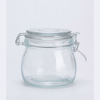 Wire Clip Glass Jar 500ml
