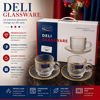 gold rim cup and saucer