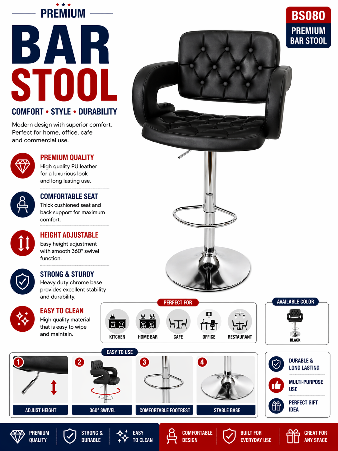 BS080 Barstool