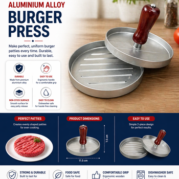 Burger press